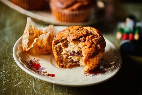 banános muffin karácsonyi készítés infografika
