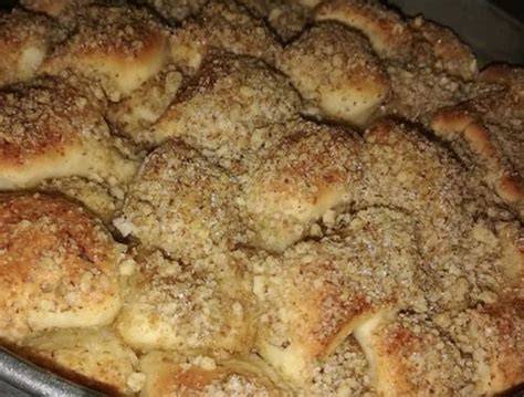 aranygaluska recept ábrázolása szeletekkel