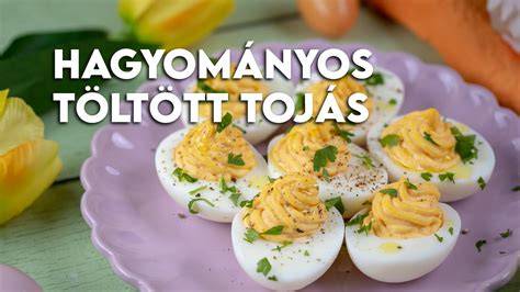 tojásos ételek vizuális áttekintés