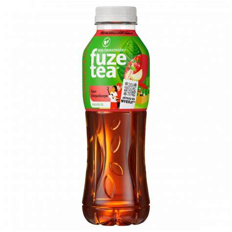 Fuze Tea ízkombináció és összetevők vizuális bemutatása