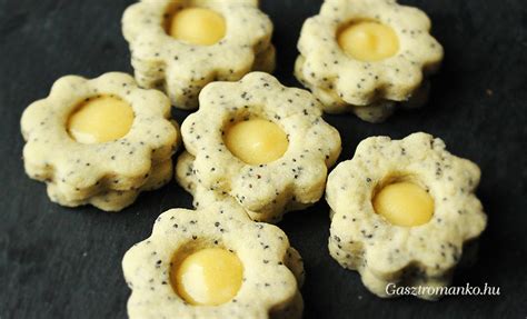 linzer sütik mákos töltéssel