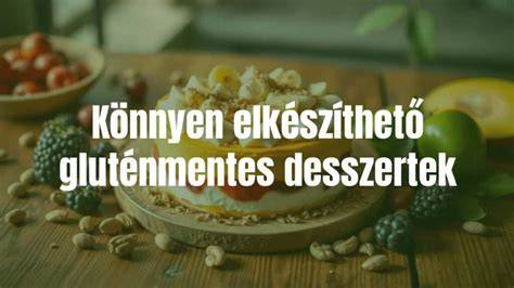 glutenmentes desszertek áttekintő