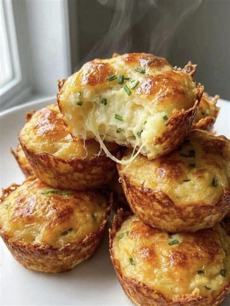 Kenyérszerű sajtos muffin ropogós felülettel
