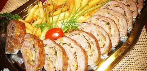 Térkép becsült helyszínek a töltött húsok országos hagyományához