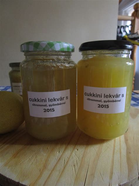 Cukkini alaprecept lekvár