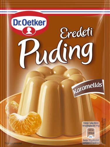 karamellás puding készítés vizuális útmutató