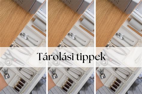 A fő összetevők és tárolási tippek vizuális ábrája