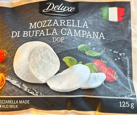 mozzarella di bufala campana és lazasági változatok