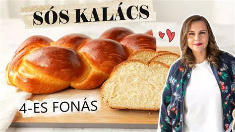 kalács formája és fonás elrendezése