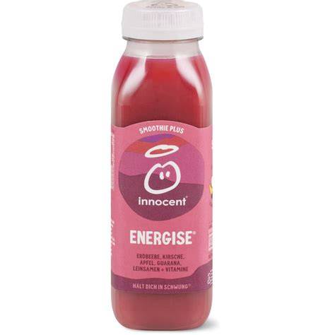Innocent smoothie összetevők és összetétel vizualizáció
