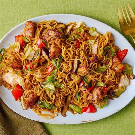 spicy yokisoba sauce noodles