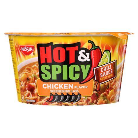 hot and spicy instant noodle soup