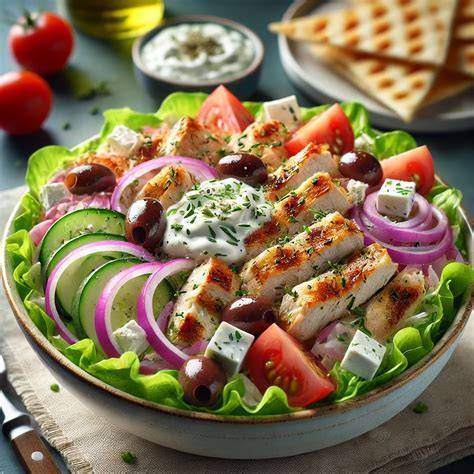 gyros és saláta látványterv