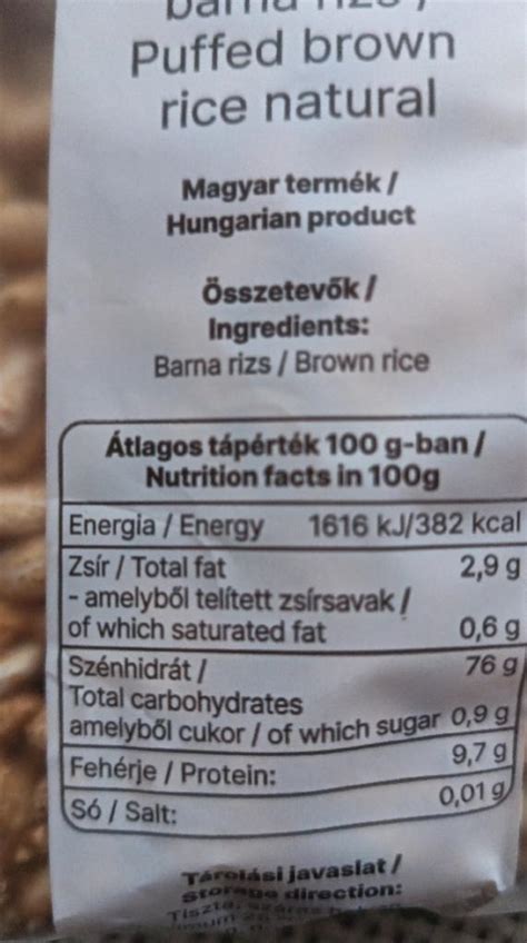 Infografika a puffasztott rizs glikémiás indexéről