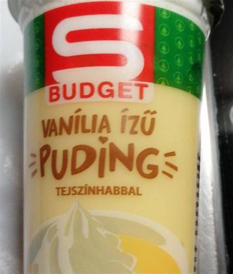 Vanília puding hozzávalók és elkészítése