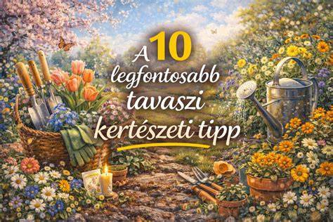 tavaszi kertészeti ötletek illusztráció