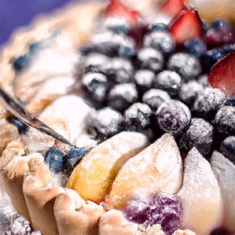 Nyári gyümölcsös muffinformás sütemény illusztráció