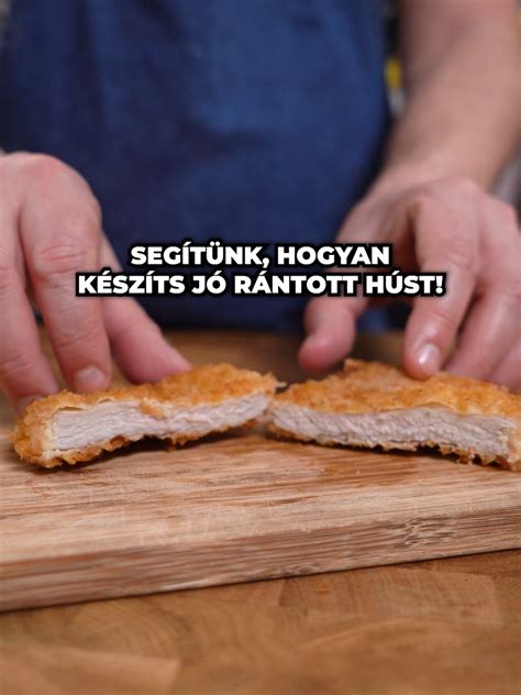 Rántott hús ropogós bunda vizuálisan szemléltető infografika