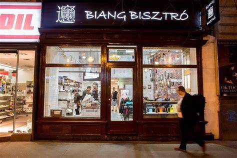 Biang Bisztró konceptuális étlap és tészta