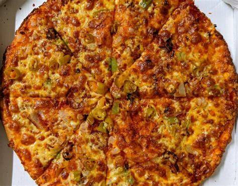 retro pizzák összetett feltétek elrendezése