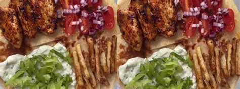 Fehérjedús csirke gyros házilag