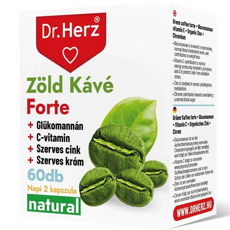 zöld kávé kapszula vizuális ábra