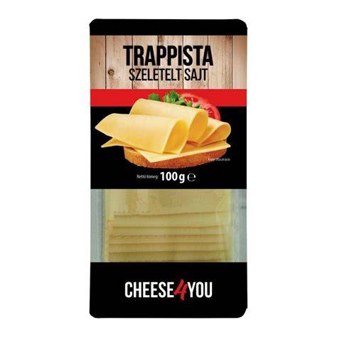 Szeletelt Trappista sajt vizuális bemutató
