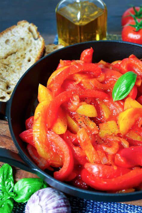 Olvasztott paprika szardíniai peperonata