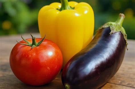Padlizsán, paprika, paradicsom peperonata