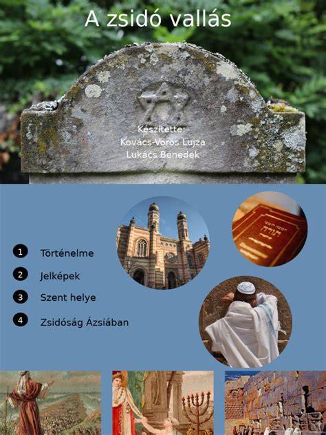 infografika a zsidó vallás történelmi vonalairól