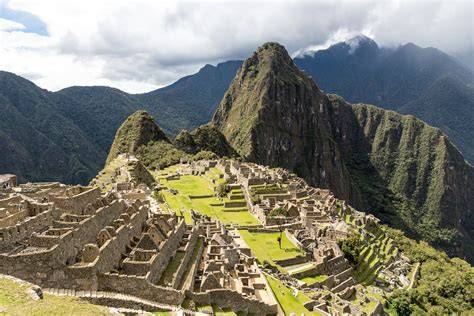 Inka város Machu Picchu panoráma