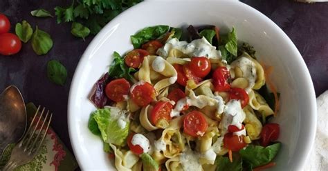 gombás tortellini szósz vizuálisan