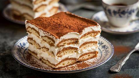 kávé és tiramisu rétegzése