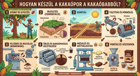 kakaópor tasakok elrendezése