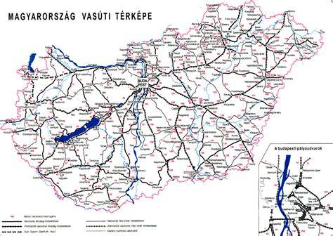 vasúti hálózat térkép - kelet-magyarország