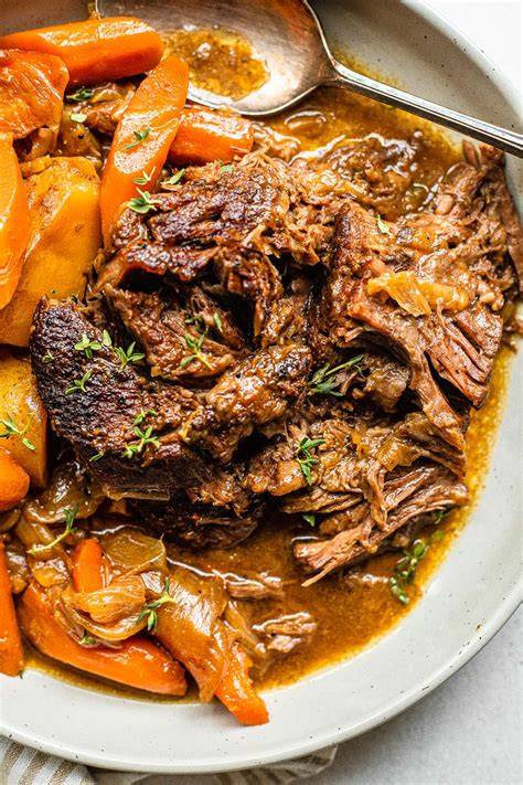 Pot roast sütési technikák vizuális ábrázolása