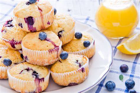 áfonyás citromos muffin vizuális ábra