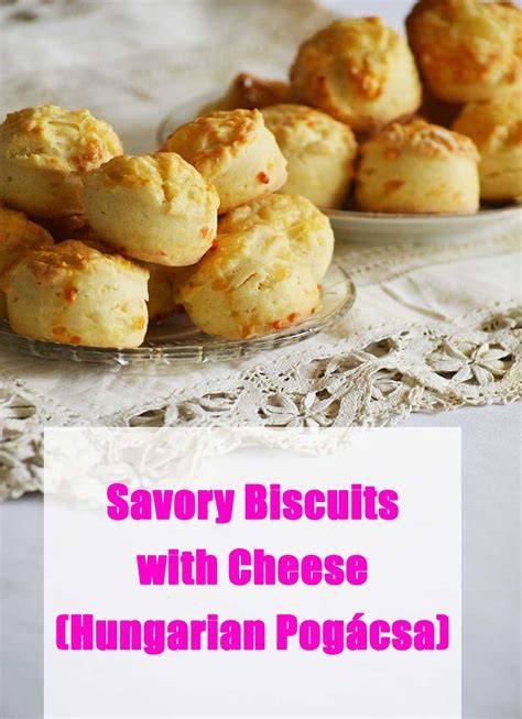 illustration of cheese-filled savory pogácsa