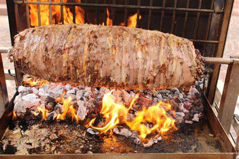 grillzás és roston sütés vizuális ábrázolása