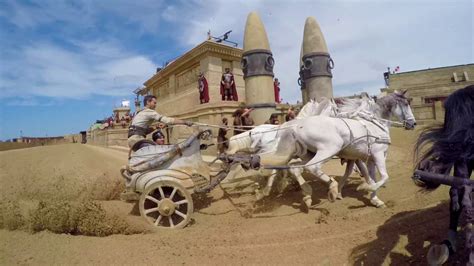ben-hur filming battles and chariots