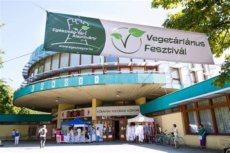 vegetarianus fesztival infographic
