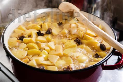 birsalma kompót eszköztár és összetevői