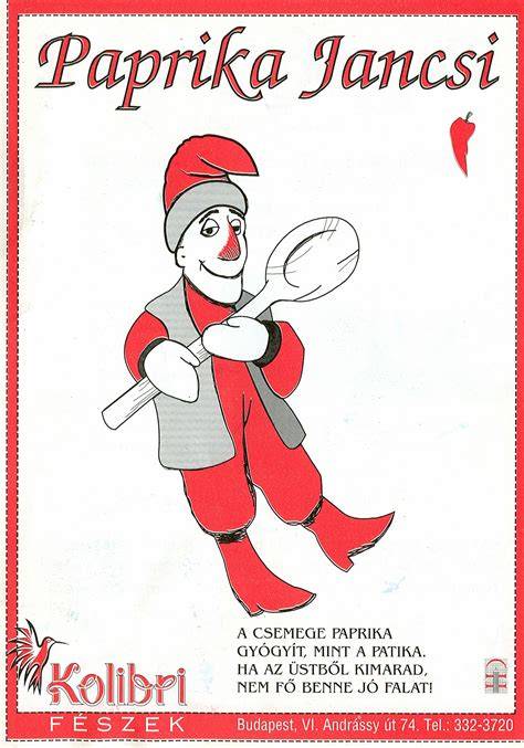 Paprika Jancsi vizuális ábrázolása a népi bábjátékban