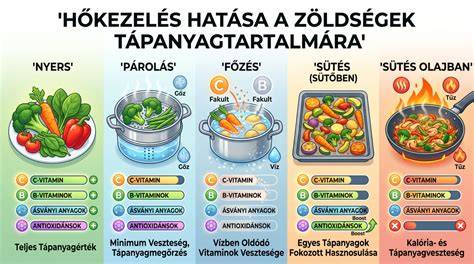 Zöldségek tartósításának folyamatábrája